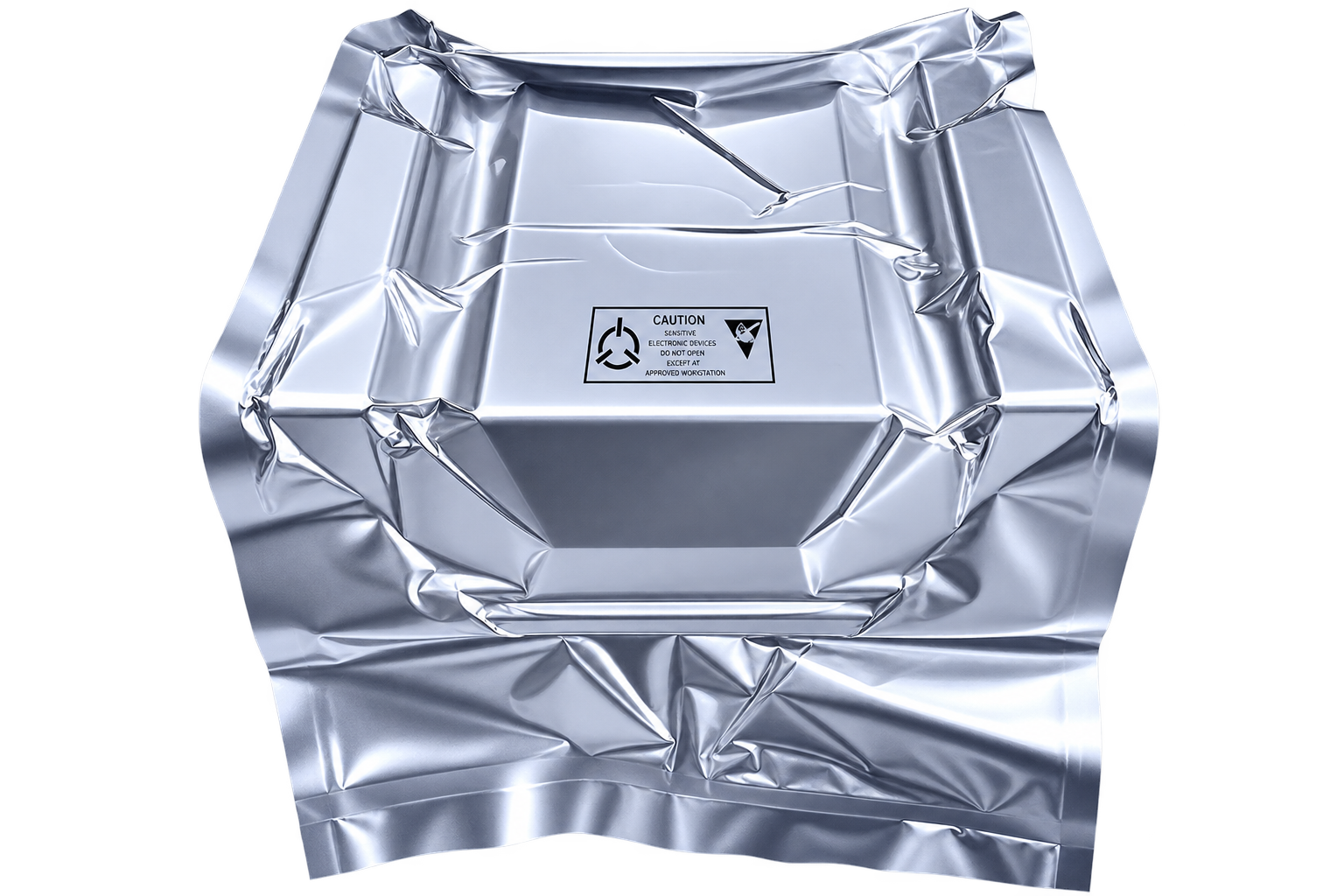 HWYA-TB-3-1250 — Pure aluminium anti-static shielding bags
